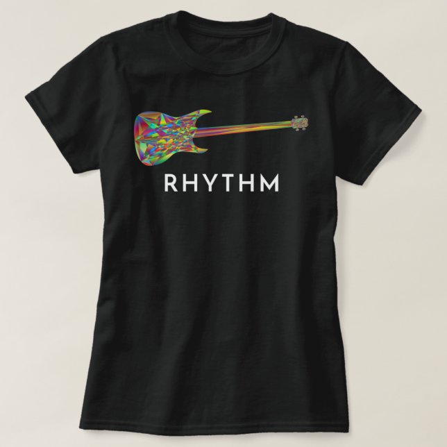 Camiseta Guitarra Acústica Bela_833 (Frente do Design)