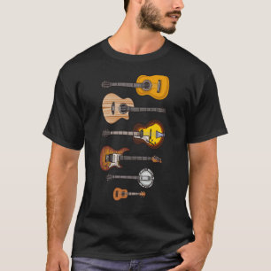 Camiseta Guitarra Acústica Blanjo Ukulele Guit