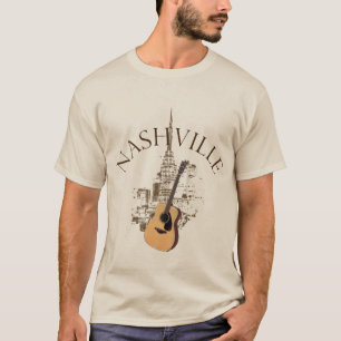 Camiseta Guitarra acústica de Nashville