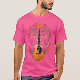 Camiseta Guitarra Acústica De Nó Celta Tree Of Life Shirt P