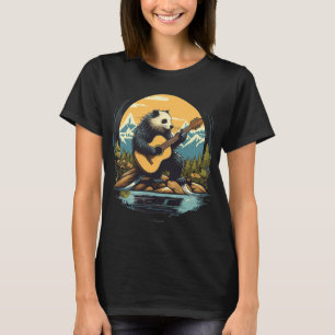 Camiseta Guitarra Acústica do Lago Montanha Skunk