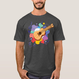Camiseta Guitarra Acústica Músico Guitarrista Presente53