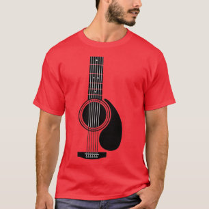Camiseta Guitarra Acústica Vetor de Tumbler Guitarra Tumble
