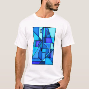 Camiseta Guitarra azul