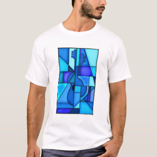 Camiseta Guitarra azul