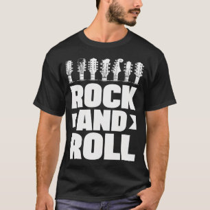 Camiseta Guitarra Baixo Rock And Roll