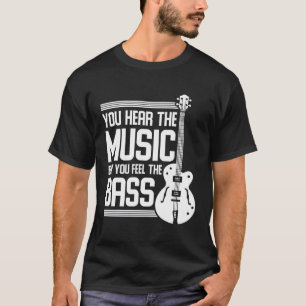 Camiseta Guitarra Bass Guitarrista Musical Instrut Bass