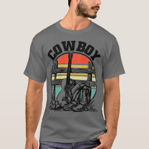 Camiseta Guitarra Boots and Hat Cowboy254