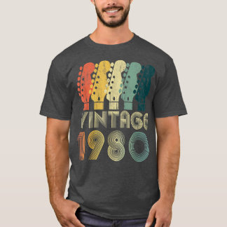 Camiseta Guitarra Com Mais De 42 Anos, Presentes Vintage 19