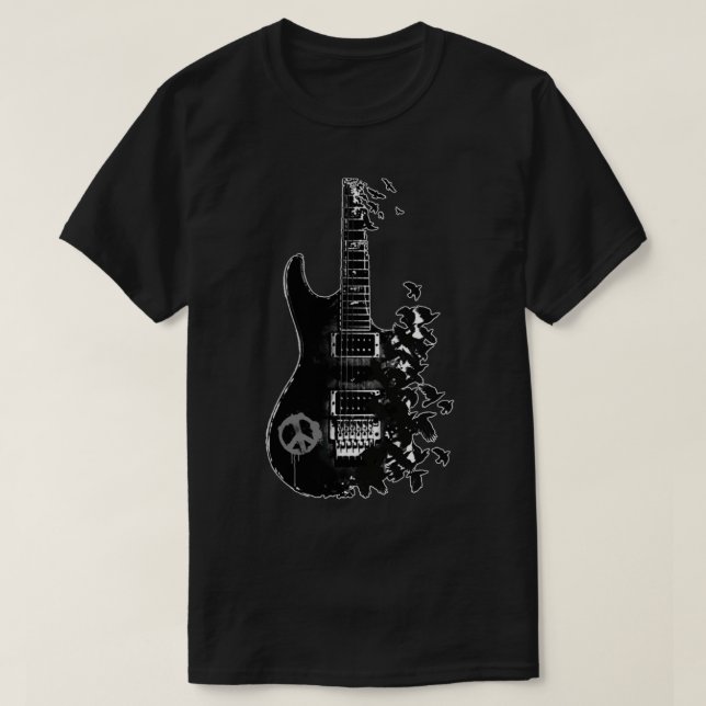 Camiseta Guitarra Crow (Frente do Design)