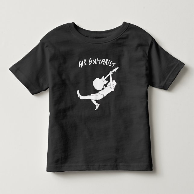 Camiseta Guitarra de ar de Heavy Metal (Frente)