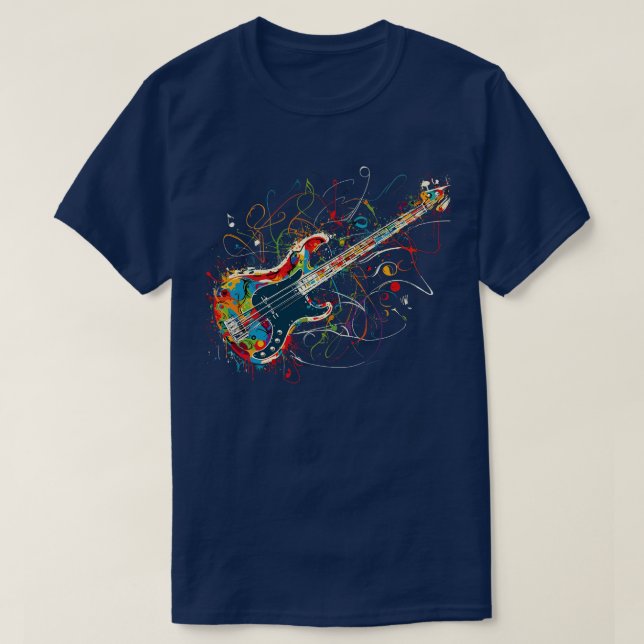 Camiseta Guitarra de Bass Selvagem (Frente do Design)