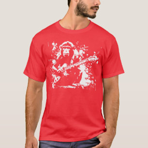 Camiseta guitarra de macaco