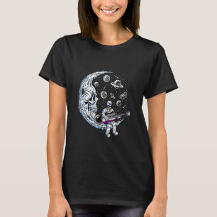 Camiseta Guitarra de Skeleton tocando guitarra LGBT-Q Orgul