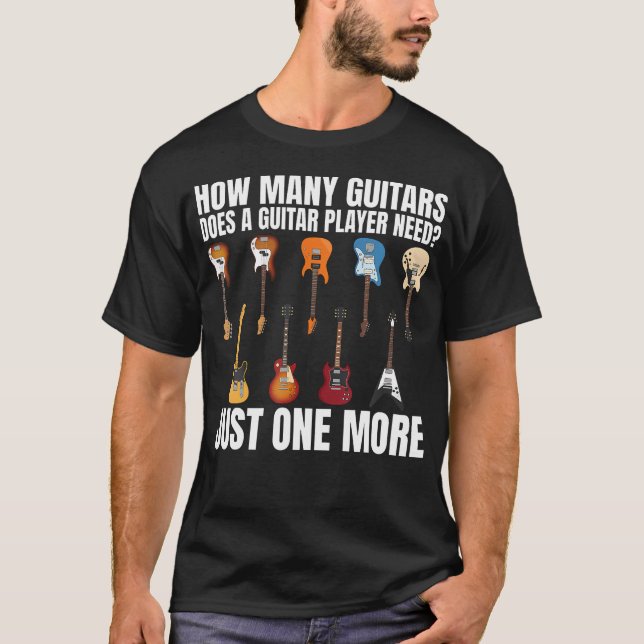Camiseta Guitarra Divertida Para Guitarrista (Frente)