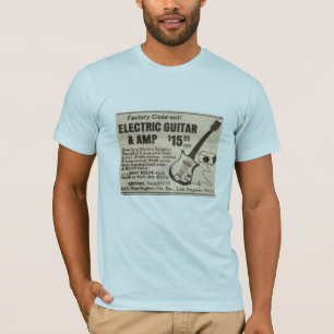 Camiseta Guitarra elétrica & ampère