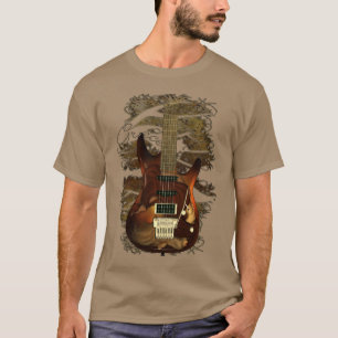 Camiseta Guitarra elétrica feita sob encomenda da fantasia