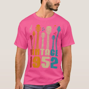 Camiseta Guitarra Festa de aniversário de 1952 na Retro Vin