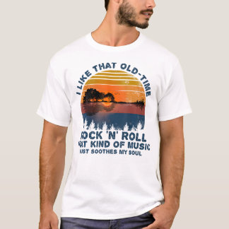 Camiseta Guitarra Gosto Daqueles Tons De Pedra E Roll.