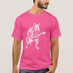 Camiseta Guitarra Guitarrista - Leitor de Violão Hyena Pai 