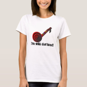 Camiseta guitarra legal, eu sou com a banda!