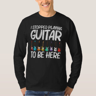 Camiseta Guitarra legal para Homens Banda Acústica Guitarri