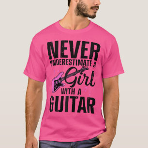 Camiseta Guitarra legal Para Mulheres Raparigas Guitaristas