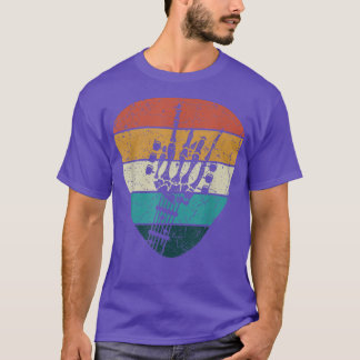 Camiseta Guitarra Mu Elétrica Do Esqueleto Retro Rock & Rol