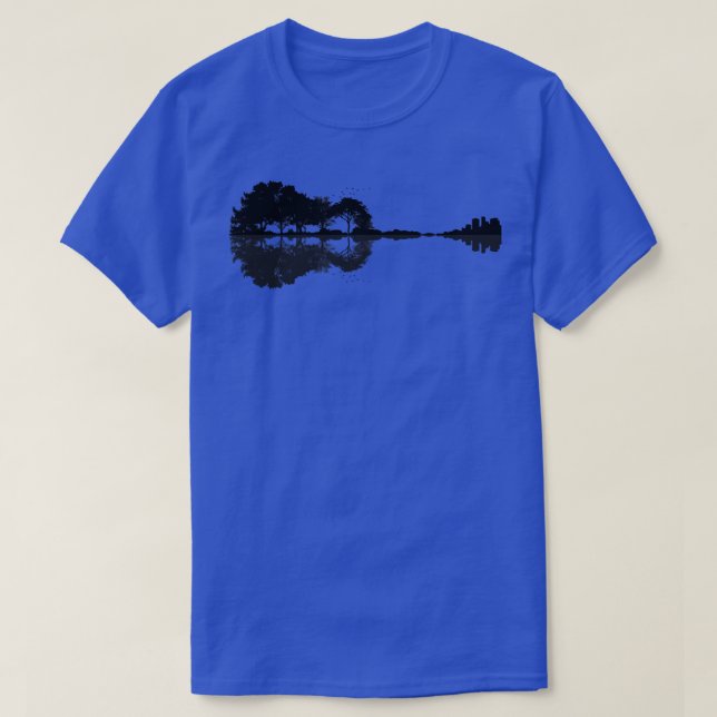 Camiseta guitarra negra (Frente do Design)