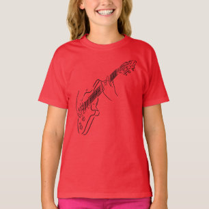 Camiseta Guitarra. Para amantes de música. Corda. Perca.