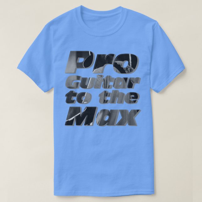 Camiseta Guitarra Pro para o Max (Frente do Design)
