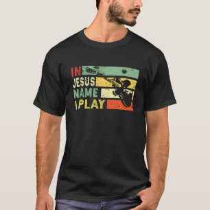 Camiseta Guitarra Retroativa Em Nome De Jesus Eu Toco Prese