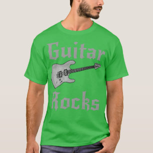 Camiseta Guitarra Rocha Gótico Guitarrista Elétrica Rock Me