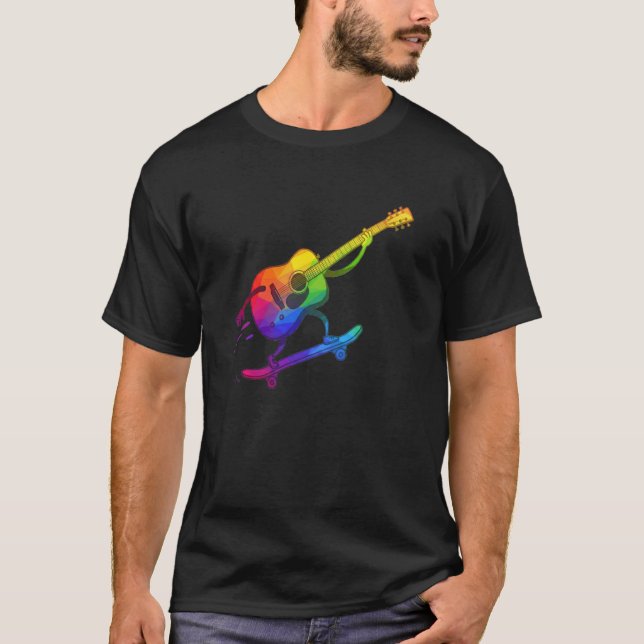 Camiseta Guitarra Skater (Frente)