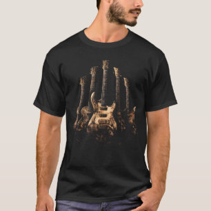 Camiseta Guitarra Vintage Toca Violão Guitarra Retro