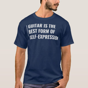 Camiseta GuitarraForma de Autoexpressão