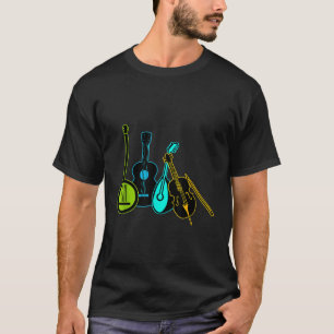 Camiseta Guitarras Bandolins Rabeca Bandolim 1
