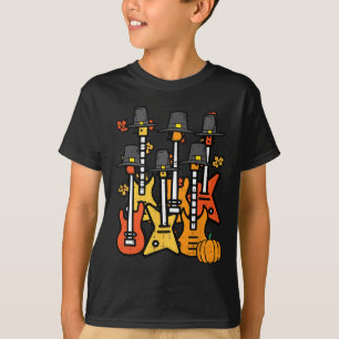 Camiseta Guitarras de Ação de Graças Querem Rock Riocker Me