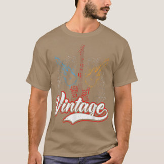 Camiseta Guitarras de safra para músicos e guitaristas T-Sh