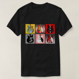 Camiseta Guitarras elétricas do Moddad para pop Brit
