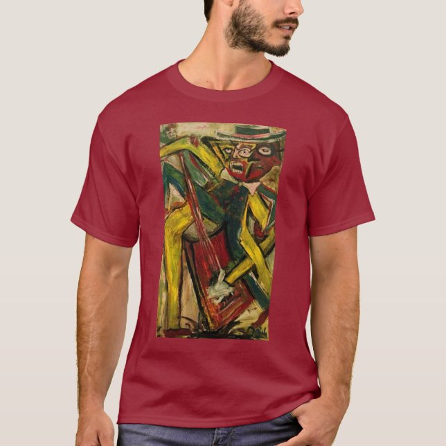 Camiseta Guitarrista Abstrato IV (Frente)