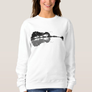 Camiseta Guitarrista Acústica Nature Est Música Bass Guitar