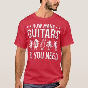 Camiseta Guitarrista Acústico cita Guitarra Guita