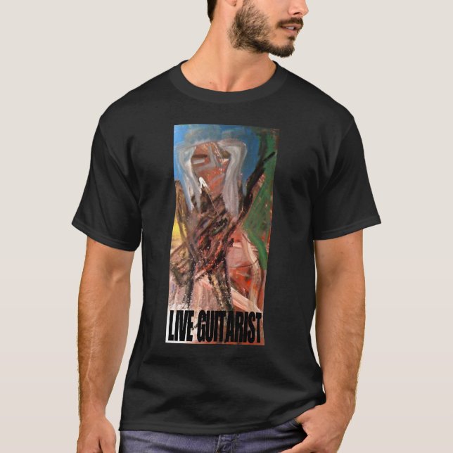 CAMISETA GUITARRISTA AO VIVO (Frente)