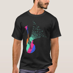 Camiseta Guitarrista Clássico Retro Era Vintage Musical Gui