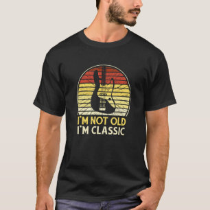 Camiseta Guitarrista Clássico Violão Não Sou Velho Sou um C