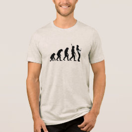 Camiseta Guitarrista da Evolução Humana – Presente para Mús
