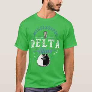 Camiseta Guitarrista de blues ou música rock ou Mississippi