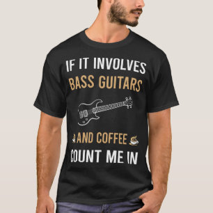 Camiseta Guitarrista De Café E Bass