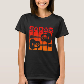 Camiseta Guitarrista De Guitarra De Papaça Avô Guitarra De